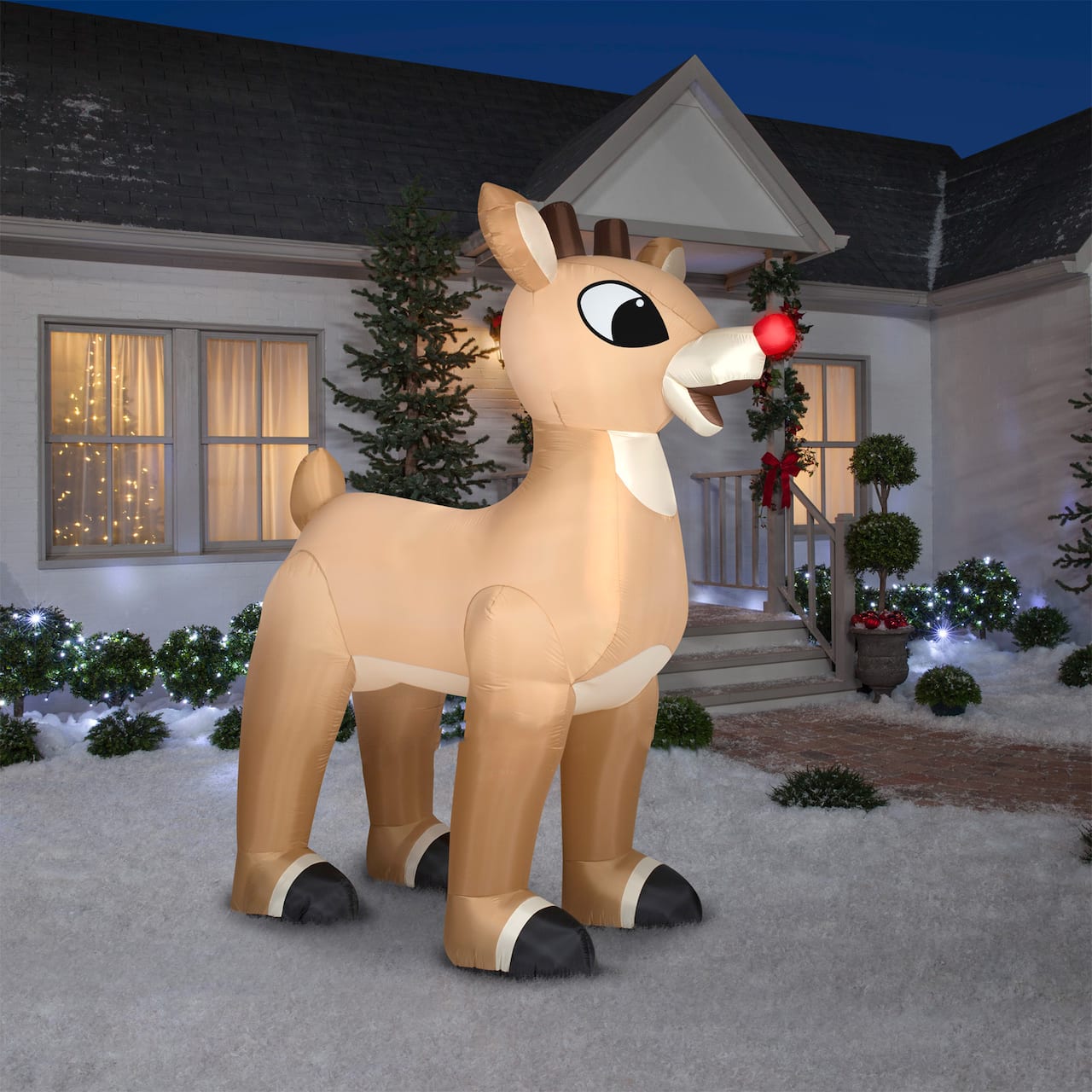 10ft. Airblown&#xAE; Inflatable Christmas Standing Giant Rudolph
